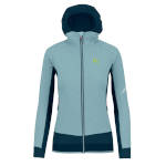 Women running jacket Karpos Lavaredo winter W jacket sterling blue / midnight